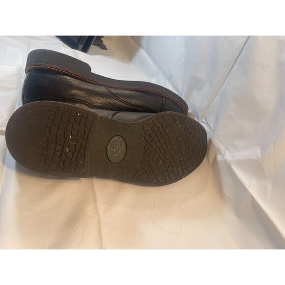 Hs Trask  Blucher LEATHER MENS OXFORDS Black BISON LEATHER H.S. TRASK SIZE 11 M - Picture 5 of 15